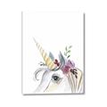 Picture of Flower Unicorn _GroupedProduct_Rectangle_Portrait_Mini_ _GroupedProduct_Rectangle_Portrait_Canvas_
