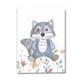 Picture of Cartoon Raccoon _GroupedProduct_Rectangle_Portrait_Mini_ _GroupedProduct_Rectangle_Portrait_Canvas_