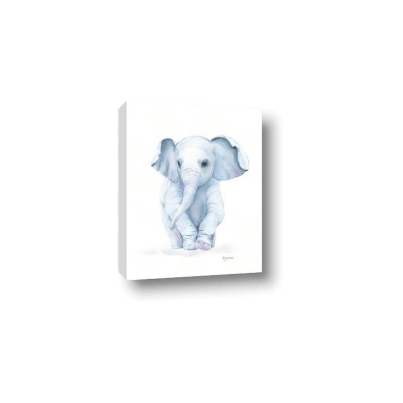Picture of Baby Blue Elephant _GroupedProduct_Rectangle_Portrait_Mini_ _GroupedProduct_Rectangle_Portrait_Canvas_