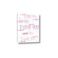 Picture of I love you  _GroupedProduct_Rectangle_Portrait_Mini_ _GroupedProduct_Rectangle_Portrait_Canvas_