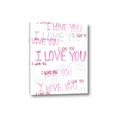 Picture of I love you  _GroupedProduct_Rectangle_Portrait_Mini_ _GroupedProduct_Rectangle_Portrait_Canvas_