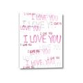 Picture of I love you  _GroupedProduct_Rectangle_Portrait_Mini_ _GroupedProduct_Rectangle_Portrait_Canvas_