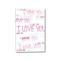Picture of I love you  _GroupedProduct_Rectangle_Portrait_Mini_ _GroupedProduct_Rectangle_Portrait_Canvas_