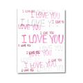 Picture of I love you  _GroupedProduct_Rectangle_Portrait_Mini_ _GroupedProduct_Rectangle_Portrait_Canvas_