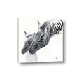Picture of Mom and baby Zebra _GroupedProduct_Square_Mini_ _GroupedProduct_Square_Canvas_