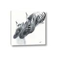 Picture of Mom and baby Zebra _GroupedProduct_Square_Mini_ _GroupedProduct_Square_Canvas_