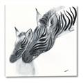 Picture of Mom and baby Zebra _GroupedProduct_Square_Mini_ _GroupedProduct_Square_Canvas_