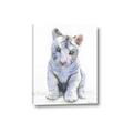 Picture of White Tiger Cub _GroupedProduct_Rectangle_Portrait_Mini_ _GroupedProduct_Rectangle_Portrait_Canvas_