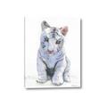 Picture of White Tiger Cub _GroupedProduct_Rectangle_Portrait_Mini_ _GroupedProduct_Rectangle_Portrait_Canvas_