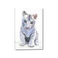 Picture of White Tiger Cub _GroupedProduct_Rectangle_Portrait_Mini_ _GroupedProduct_Rectangle_Portrait_Canvas_