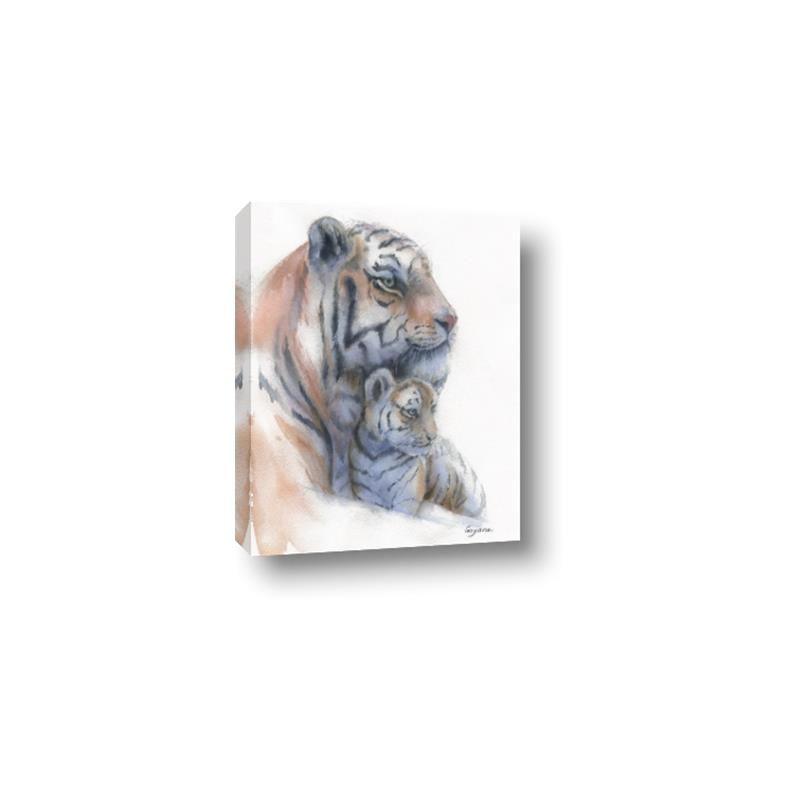 Picture of Mom and Baby Tiger _GroupedProduct_Rectangle_Portrait_Mini_ _GroupedProduct_Rectangle_Portrait_Canvas_