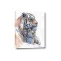 Picture of Mom and Baby Tiger _GroupedProduct_Rectangle_Portrait_Mini_ _GroupedProduct_Rectangle_Portrait_Canvas_