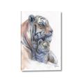 Picture of Mom and Baby Tiger _GroupedProduct_Rectangle_Portrait_Mini_ _GroupedProduct_Rectangle_Portrait_Canvas_
