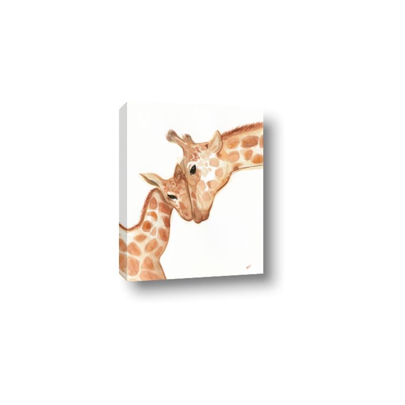Picture of Mom and baby Giraffe _GroupedProduct_Rectangle_Portrait_Mini_ _GroupedProduct_Rectangle_Portrait_Canvas_