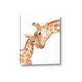 Picture of Mom and baby Giraffe _GroupedProduct_Rectangle_Portrait_Mini_ _GroupedProduct_Rectangle_Portrait_Canvas_