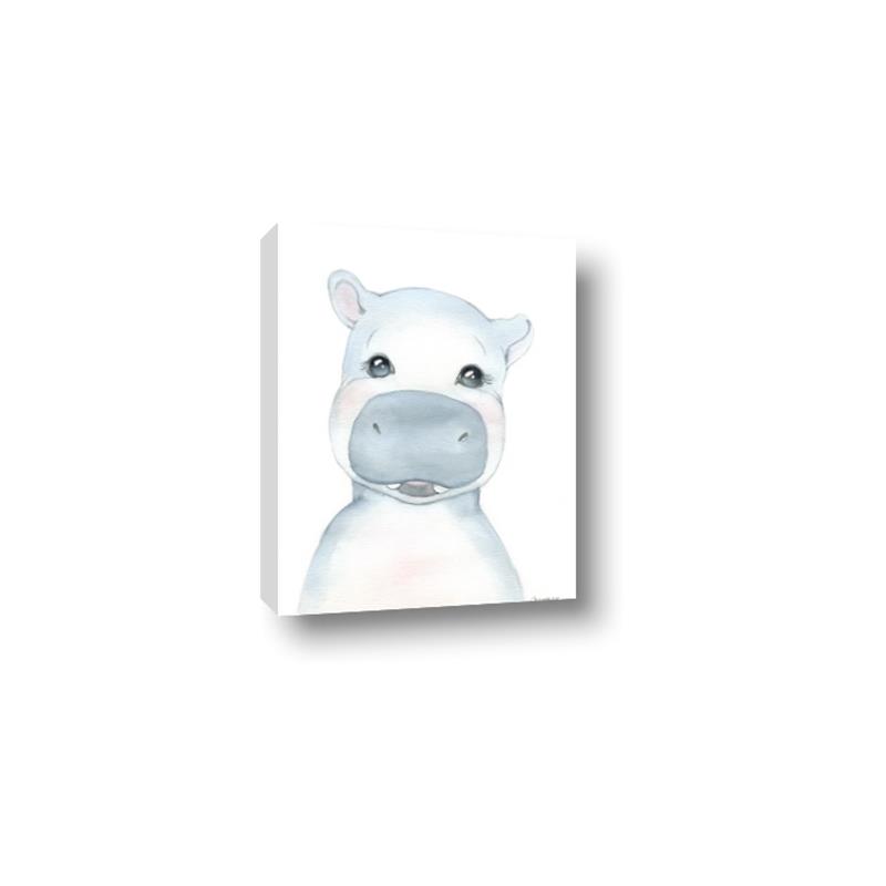 Picture of Halle Hippo _GroupedProduct_Rectangle_Portrait_Mini_ _GroupedProduct_Rectangle_Portrait_Canvas_