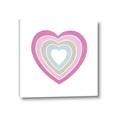 Picture of Heart Rainbow II _GroupedProduct_Square_Mini_ _GroupedProduct_Square_Canvas_