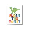 Picture of Flush The Toilet _GroupedProduct_Rectangle_Portrait_Mini_ _GroupedProduct_Rectangle_Portrait_Canvas_