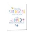 Picture of You Are Stronger _GroupedProduct_Rectangle_Portrait_Mini_ _GroupedProduct_Rectangle_Portrait_Canvas_