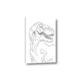Picture of Dino Drawing _GroupedProduct_Rectangle_Portrait_Mini_ _GroupedProduct_Rectangle_Portrait_Canvas_