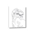 Picture of Dino Drawing _GroupedProduct_Rectangle_Portrait_Mini_ _GroupedProduct_Rectangle_Portrait_Canvas_