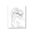 Picture of Dino Drawing _GroupedProduct_Rectangle_Portrait_Mini_ _GroupedProduct_Rectangle_Portrait_Canvas_