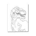 Picture of Dino Drawing _GroupedProduct_Rectangle_Portrait_Mini_ _GroupedProduct_Rectangle_Portrait_Canvas_