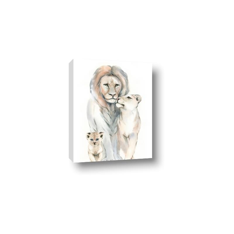 Picture of Lion Fam  _GroupedProduct_Rectangle_Portrait_Mini_ _GroupedProduct_Rectangle_Portrait_Canvas_