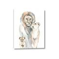 Picture of Lion Fam  _GroupedProduct_Rectangle_Portrait_Mini_ _GroupedProduct_Rectangle_Portrait_Canvas_
