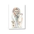Picture of Lion Fam  _GroupedProduct_Rectangle_Portrait_Mini_ _GroupedProduct_Rectangle_Portrait_Canvas_