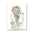 Picture of Lion Fam  _GroupedProduct_Rectangle_Portrait_Mini_ _GroupedProduct_Rectangle_Portrait_Canvas_