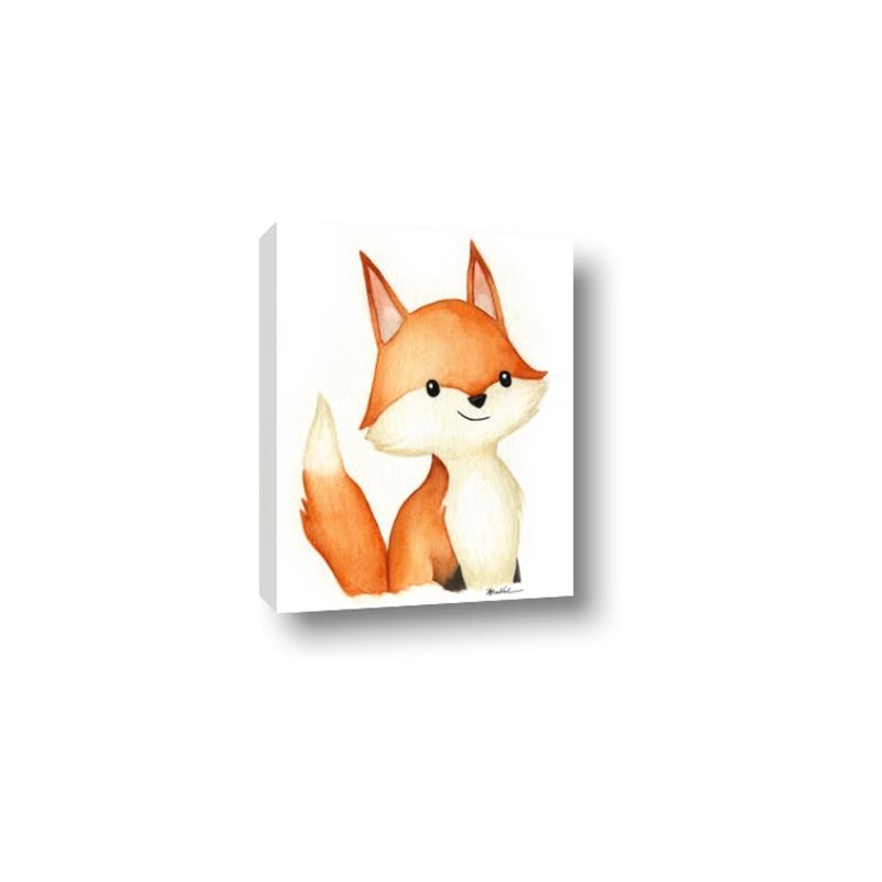 Picture of Woodland Fox _GroupedProduct_Rectangle_Portrait_Mini_ _GroupedProduct_Rectangle_Portrait_Canvas_