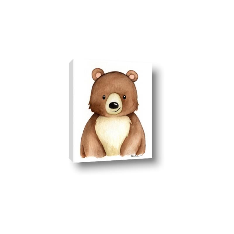 Picture of Woodland Bear _GroupedProduct_Rectangle_Portrait_Mini_ _GroupedProduct_Rectangle_Portrait_Canvas_