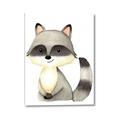 Picture of Woodland Raccoon _GroupedProduct_Rectangle_Portrait_Mini_ _GroupedProduct_Rectangle_Portrait_Canvas_