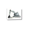 Picture of Gray Excavator _GroupedProduct_Rectangle_Landscape_Mini_ _GroupedProduct_Rectangle_Landscape_Canvas_