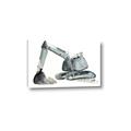 Picture of Gray Excavator _GroupedProduct_Rectangle_Landscape_Mini_ _GroupedProduct_Rectangle_Landscape_Canvas_