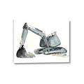 Picture of Gray Excavator _GroupedProduct_Rectangle_Landscape_Mini_ _GroupedProduct_Rectangle_Landscape_Canvas_
