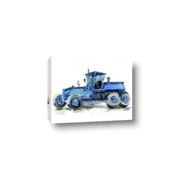 Picture of Blue Tractor  _GroupedProduct_Rectangle_Landscape_Mini_ _GroupedProduct_Rectangle_Landscape_Canvas_