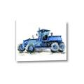 Picture of Blue Tractor  _GroupedProduct_Rectangle_Landscape_Mini_ _GroupedProduct_Rectangle_Landscape_Canvas_