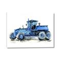 Picture of Blue Tractor  _GroupedProduct_Rectangle_Landscape_Mini_ _GroupedProduct_Rectangle_Landscape_Canvas_