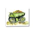 Picture of Green Dump Truck  _GroupedProduct_Rectangle_Landscape_Mini_ _GroupedProduct_Rectangle_Landscape_Canvas_