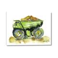 Picture of Green Dump Truck  _GroupedProduct_Rectangle_Landscape_Mini_ _GroupedProduct_Rectangle_Landscape_Canvas_