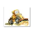 Picture of Yellow Dozer _GroupedProduct_Rectangle_Landscape_Mini_ _GroupedProduct_Rectangle_Landscape_Canvas_