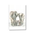 Picture of Elephant Family _GroupedProduct_Rectangle_Portrait_Mini_ _GroupedProduct_Rectangle_Portrait_Canvas_