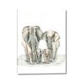 Picture of Elephant Family _GroupedProduct_Rectangle_Portrait_Mini_ _GroupedProduct_Rectangle_Portrait_Canvas_