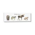 Picture of Woodland Animal Row _GroupedProduct_Panel_Landscape_Mini_ _GroupedProduct_Panel_Landscape_Canvas_