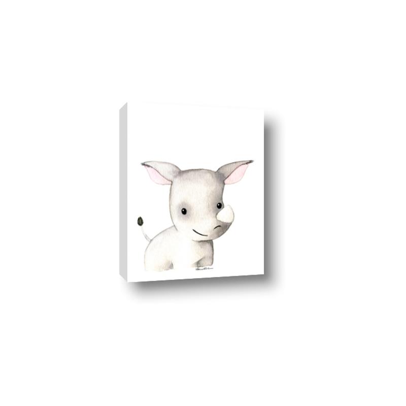 Picture of Nursery Rhino _GroupedProduct_Rectangle_Portrait_Mini_ _GroupedProduct_Rectangle_Portrait_Canvas_