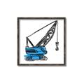 Picture of Construction Crane _GroupedProduct_Square_Mini_ _GroupedProduct_Square_Canvas_Framed_