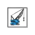 Picture of Construction Crane _GroupedProduct_Square_Mini_ _GroupedProduct_Square_Canvas_Framed_