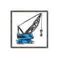 Picture of Construction Crane _GroupedProduct_Square_Mini_ _GroupedProduct_Square_Canvas_Framed_